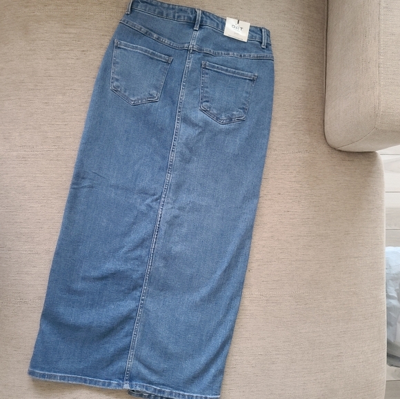 Oat New York Denim Maxi Skirt sz 4/27 - Picture 2 of 5